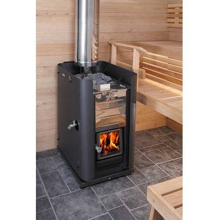 Harvia Pro 20 Es Pro Wood Burning Sauna Stove With Water Tank - Finnish Sauna Builders