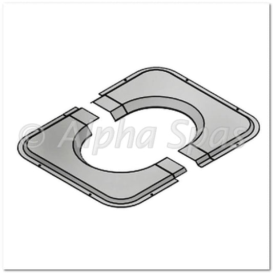 Harvia Lead-through Flange WZ020115 Stainless Steel - Finnish Sauna Builders